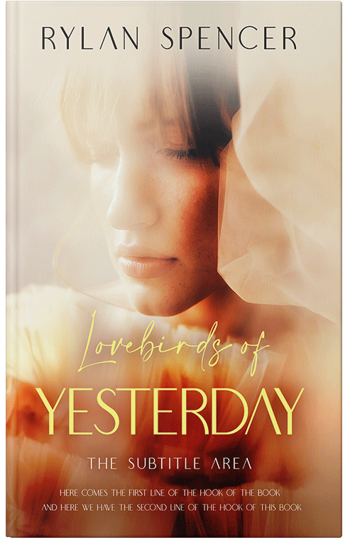 Front view of Premade Romance Book Cover - Raffia