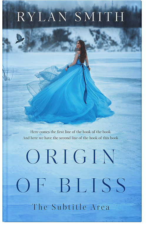 Front view of Premade Romance Book Cover - Cornflower