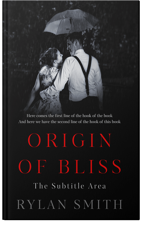 Front view of Premade Romance Book Cover - Cod Gray