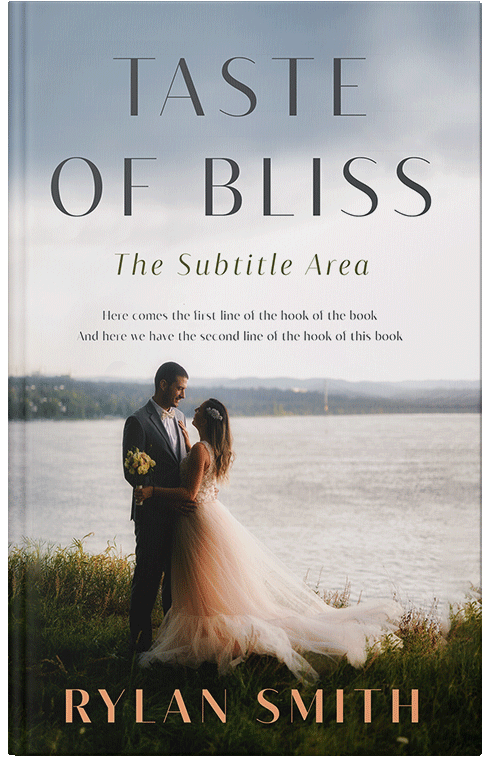 Front view of Premade Romance Book Cover - Rangoon Green