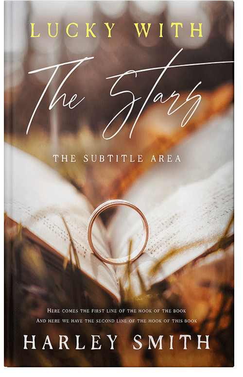 Front view of Premade Romance Book Cover - Barley Corn