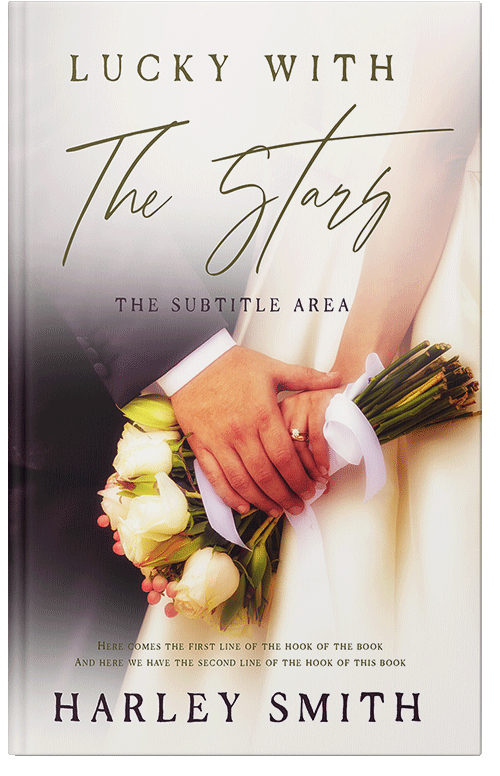 Front view of Premade Romance Book Cover - Woody Brown