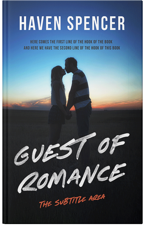 Front view of Premade Romance Book Cover - Pumice