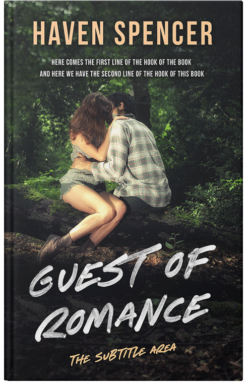 Front view of Premade Romance Book Cover - Heavy Metal