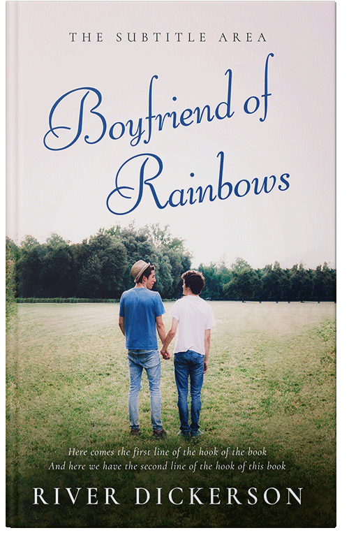 Front view of Premade Teen & Young Adult Book Cover - Outer Space