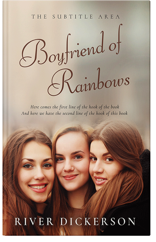 Front view of Premade Teen & Young Adult Book Cover - Vanilla