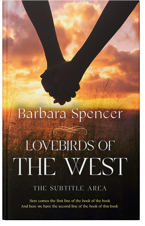 Front view of Premade Romance Book Cover - Crowshead