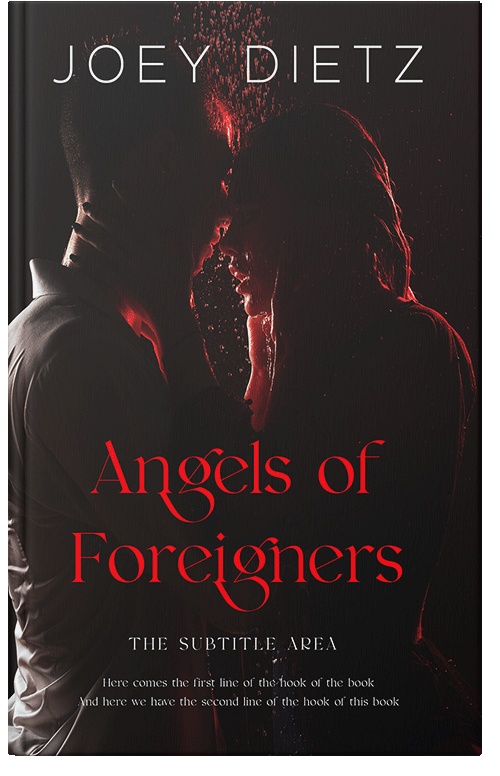 Front view of Premade Erotica Book Cover - Cocoa Brown