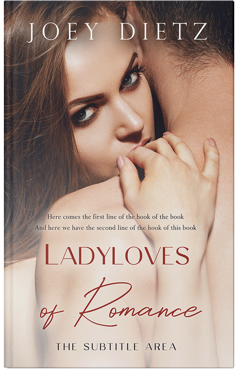 Front view of Premade Erotica Book Cover - Double Spanish White