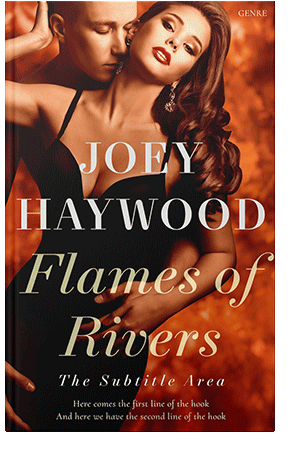 Pre Made Book Cover Black