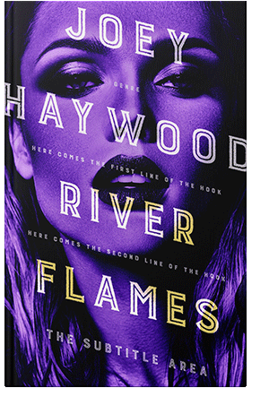 Pre Made Book Cover Light Wisteria