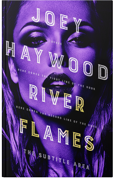 Front view of Premade Erotica Book Cover - Light Wisteria