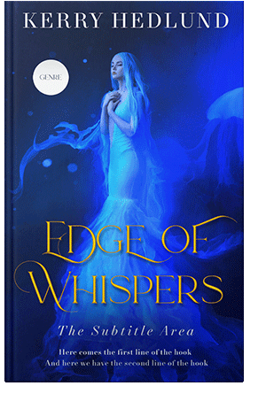 Pre Made Book Cover Catalina Blue