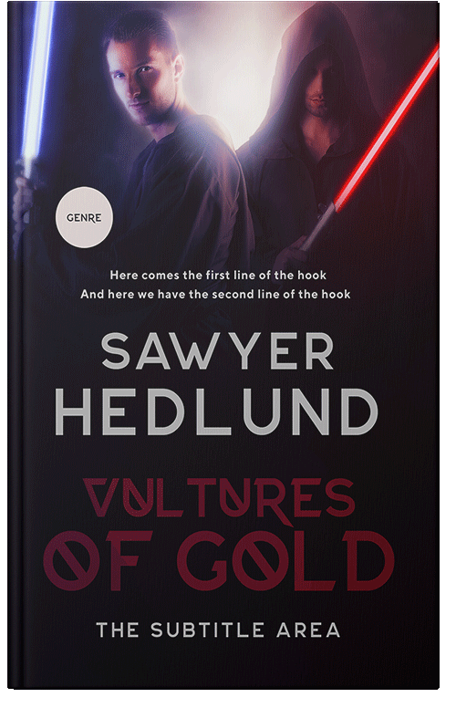 Front view of Premade Fantasy Book Cover - Cold Turkey