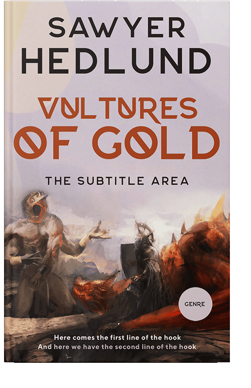 Front view of Eclipse #11548 - Premade Fantasy Book Cover | BookCoverZone