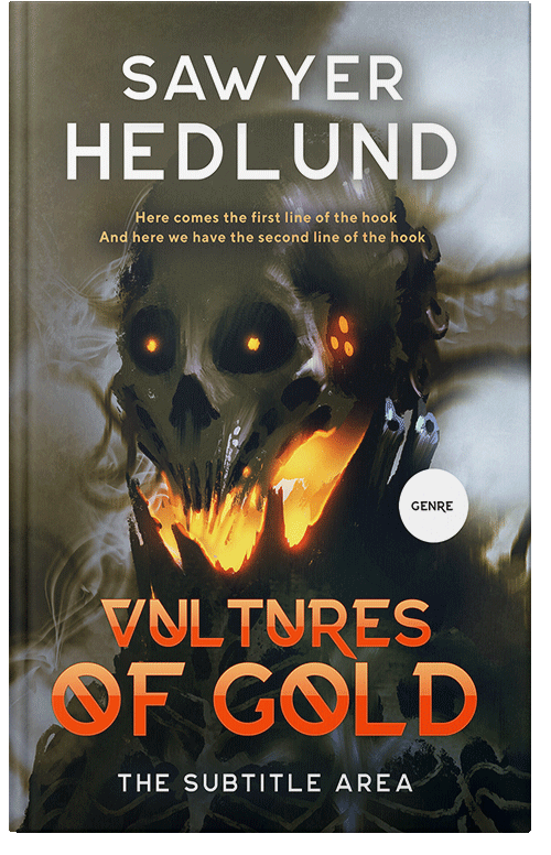 Front view of Premade Fantasy Book Cover - Rangitoto