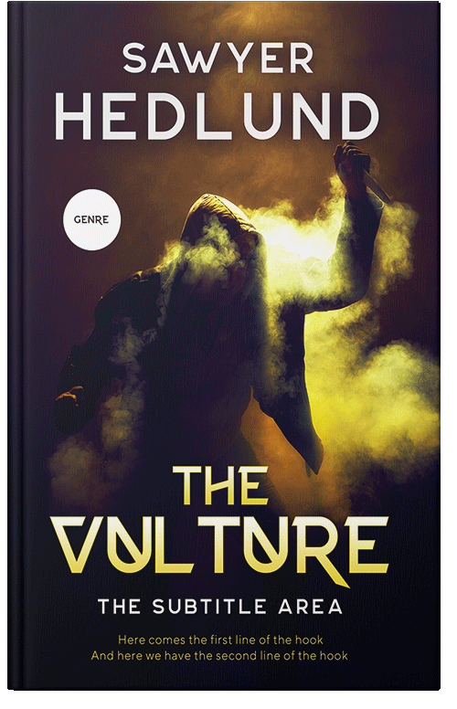 Front view of Premade Mystery & Thriller & Suspense Book Cover - Chenin