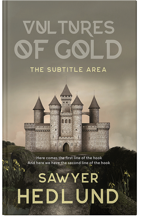 Front view of Premade Historical Book Cover - Makara