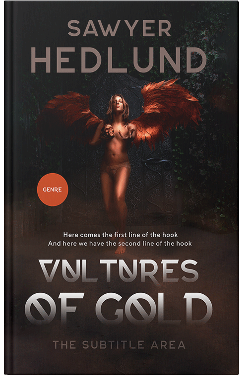 Front view of Premade Fantasy Book Cover - Gondola