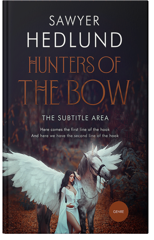 Front view of Premade Fantasy Book Cover - Green Spring