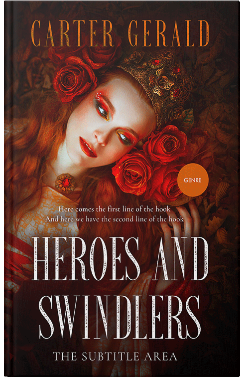 Front view of Premade Fantasy Book Cover - Wood Bark