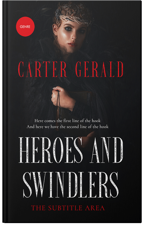 Front view of Premade Fantasy Book Cover - Woodsmoke