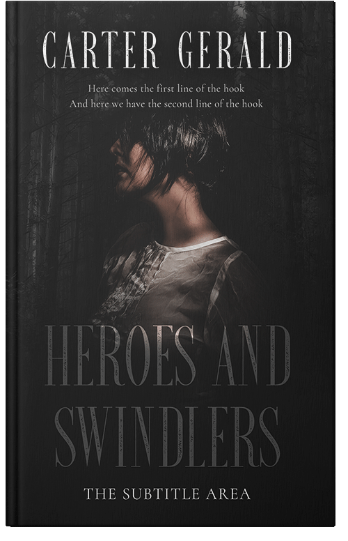 Front view of Premade Erotica Book Cover - Cod Gray