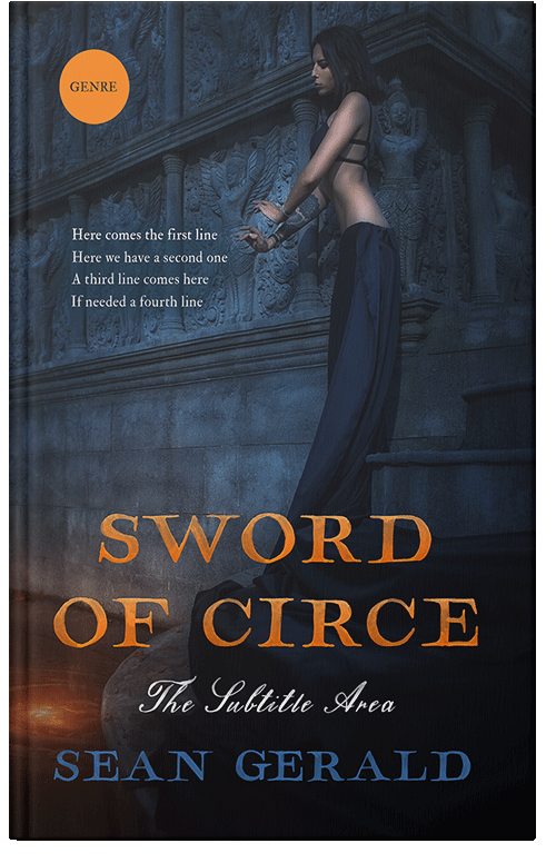 Front view of Premade Fantasy Book Cover - Mirage