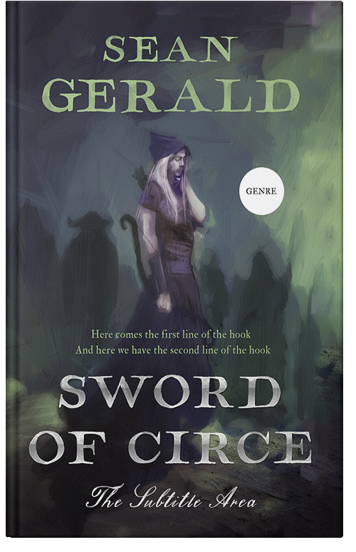 Front view of Premade Fantasy Book Cover - Tuna