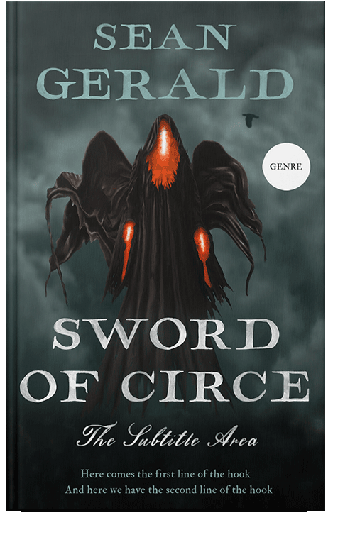 Front view of Outer Space #11583 - Premade Fantasy Book Cover