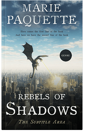 Pre Made Book Cover Ebony Clay