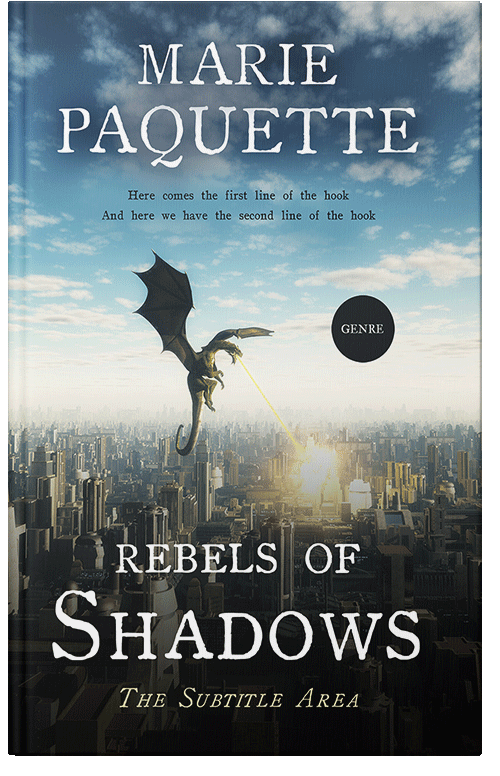 Front view of Premade Science Fiction Book Cover - Ebony Clay