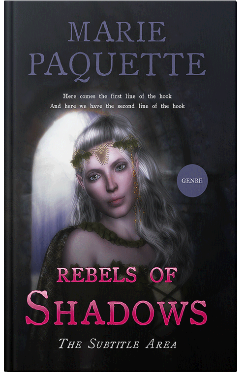 Front view of Premade Fantasy Book Cover - Woodsmoke