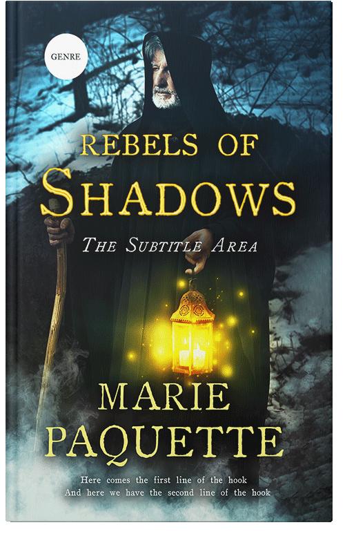 Front view of Premade Fantasy Book Cover - Deco