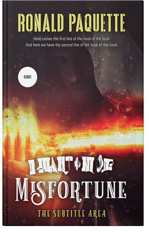 Front view of Premade Fantasy Book Cover - Equator