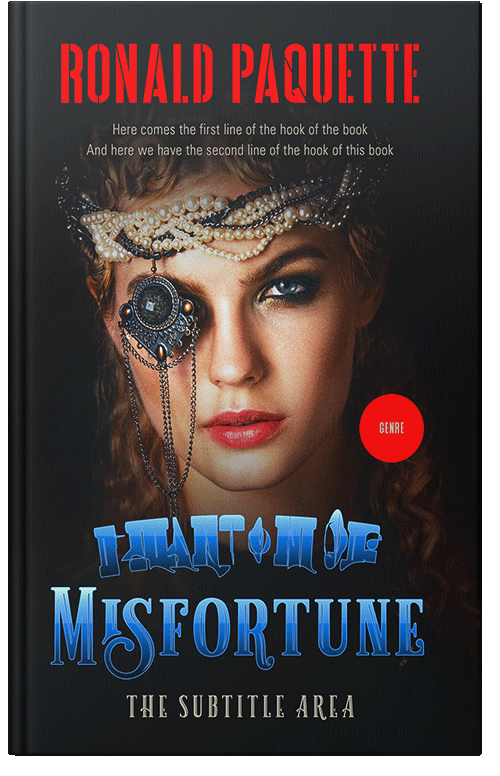 Front view of Premade Fantasy Book Cover - Japonica