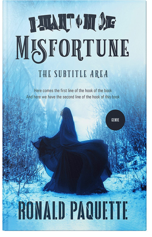 Front view of Premade Fantasy Book Cover - Biscay