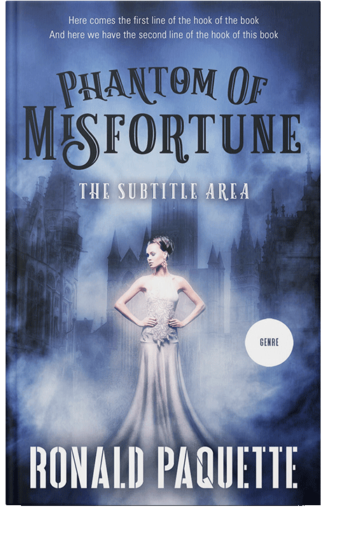 Front view of Kashmir Blue #11611 - Premade Fantasy Book Cover