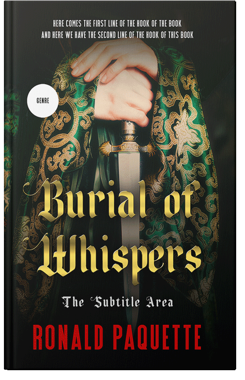 Front view of Premade Fantasy Book Cover - Whiskey