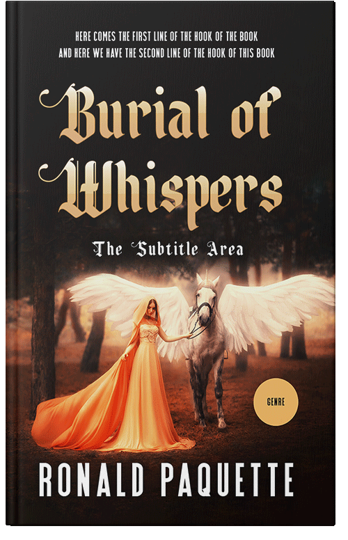 Front view of Premade Fantasy Book Cover - Night Rider