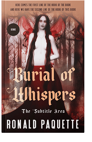 Pre Made Book Cover Petite Orchid