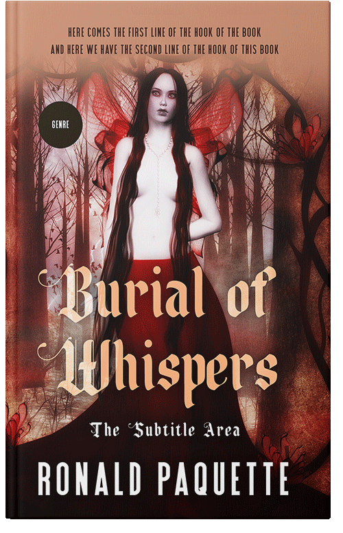 Front view of Premade Fantasy Book Cover - Petite Orchid