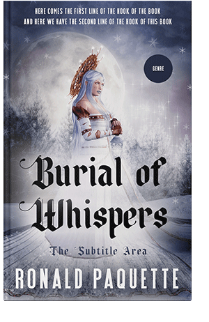 Pre Made Book Cover French Gray