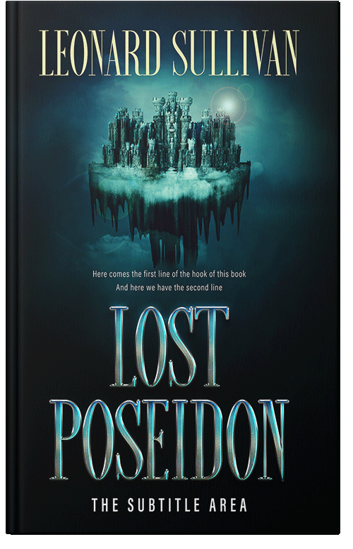 Front view of Premade Science Fiction Book Cover - Black Pearl