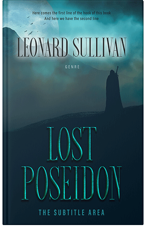 Premade Book Cover Black