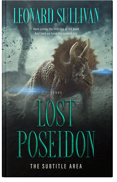 Front view of Premade Fantasy Book Cover - Outer Space