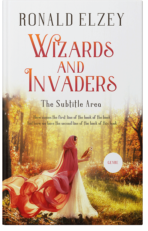 Front view of Premade Fantasy Book Cover - Spring Wood