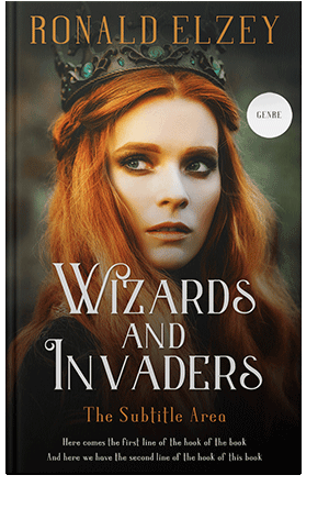 Pre Made Book Cover Antique Brass