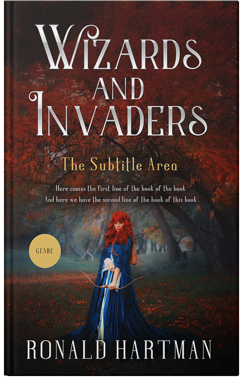 Front view of Premade Fantasy Book Cover - Eclipse