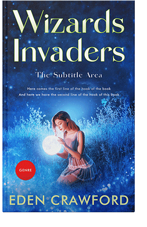 Pre Made Book Cover Deep Sapphire